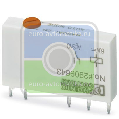 Phoenix contact 2909643 REL-MR- 60DC/21/MS Одиночное реле