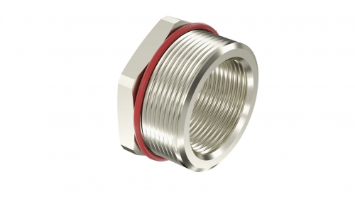 DKC EXDR-M50M32SX Взрывозащищенный Ex d e переходник. Тип А. "наруж.резьб" М50х1,5 - "внутр.резьб" M32х1,5. Нержавеюща