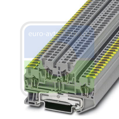 Phoenix contact 3036314 STTB 2,5-PE/L Двухъярусная заземляющая клемма