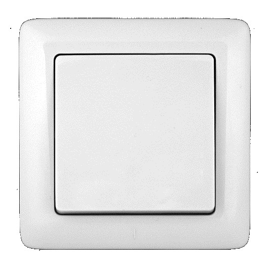 Systeme Electric VS16-133-B ХИТ С/У 1-клавишный ВЫКЛЮЧАТЕЛЬ 6А, 250В, БЕЛЫЙ. Россия