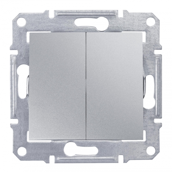 Schneider Electric SDN0300460 Выключатель 2-х клав IP44 алюм.