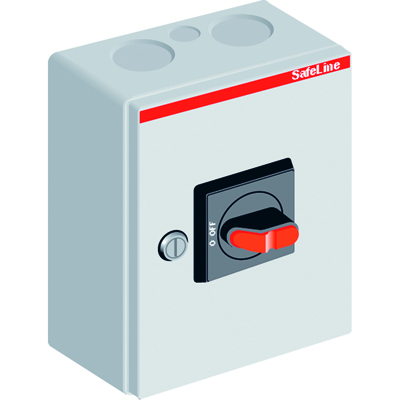 ABB 1SCA022562R1690 Рубильник в боксе OTL16B6M до 16A 6-полюсный, перфорация 4х25.5+ 2x16.5