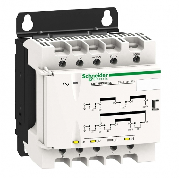 Schneider Electric ABT7PDU004G ТРАНСФОРМАТОР 2X115В 40ВА Schneider Electric ABT7PDU004G ТРАНСФОРМАТОР 2X115В 40ВА