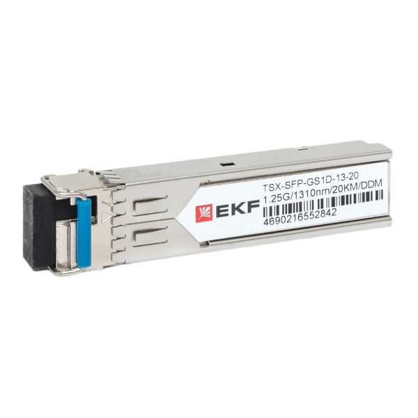 EKF TSX-SFP-GS1D-13-20 SFP модуль 1,25 Гбит одинарное одномодовое оптоволокно передача 1310нм дальность 20км TSX EKF