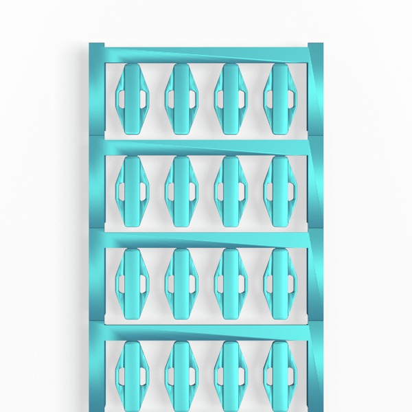 Weidmuller 1727770002 VT SFX 10/23 MC NE BL V0 Исполнение: SlimFix X, Маркировка проводов и кабелей, 7 - 40 мм.кв 23 x 10 мм.кв синий