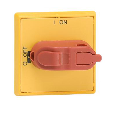 Ручка управления OHYS3PH (желто-красная) для рубильников дверного монтажа ОТ16..40FТ