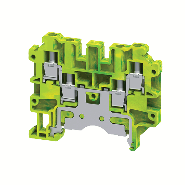 КЭАЗ 331801 Клемма заземляющая c 4-мя контактами винтовая OptiClip CMCG-4-QUATTRO-PE-I-(0,2-4)-PEN