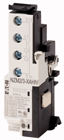 Независимый расцепитель , 110-130В AC/DC , + 1НО доп. контакт (NZM2/3-XAHIV110-130AC/DC)