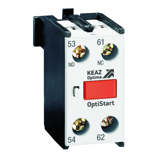 КЭАЗ 335323 Блок контактный OptiStart K-FX-1020 фронтальный 2НО для F-09..(A)F-150 и FR