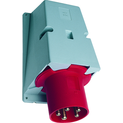 ABB 2CMA167554R1000 Вилка для монтажа на поверхность 363BS6, 63A, 3P+E, IP44, 6ч