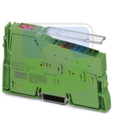 Phoenix contact 2861263 IB IL 24 DO 2-2A-PAC Клеммы Inline