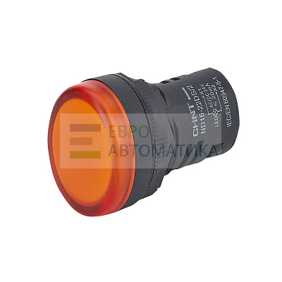 CHINT 268692 Индикатор световой помехозащищенный ND16-22D/2K2 оранжевый АС 230В (R)