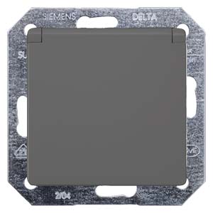 DELTA I-SYSTEM ЧЕРНЫЙ МЕТАЛЛИК РОЗЕТКА SCHUKO 10A DC/16А AC 250В C ЗАЩИТНЫМ КОНТАКТОМ  C ОТКИДЫВАЮЩЕЙСЯ КРЫШКОЙ C БЕЗРЕЗЬБОВЫМИ КОНТАКТНЫМИ ЗАЖИМАМИЭЛ.-МЕХ.ЧАСТЬ DELTA I-SYSTEM ЧЕРНЫЙ МЕТАЛЛИК РОЗЕТКА SCHUKO 10A DC/16А AC 250В C ЗАЩИТНЫМ КОНТАКТОМ  C ОТКИДЫВАЮЩЕЙСЯ КРЫШКОЙ C БЕЗРЕЗЬБОВЫМИ КОНТАКТНЫМИ ЗАЖИМАМИЭЛ.-МЕХ.ЧАСТЬ