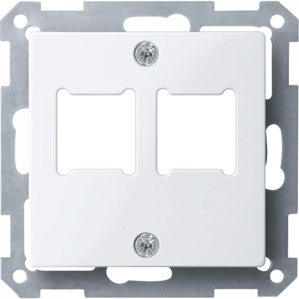 Schneider Electric MTN291625 MERTEN ЦЕНТР.ПЛАТА д/розетки RJ11/RJ45, 2 поста, АКТИВНЫЙ БЕЛЫЙ, QF SM