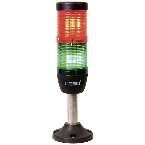 IK52L024XM03 Сигнальная колонна 50 мм, красная, зеленая 24 В, светодиод LED