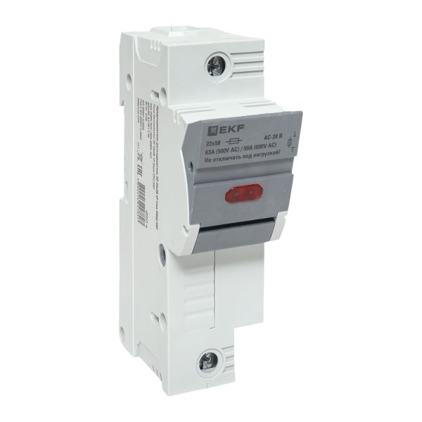 EKF df221-e Предохранитель-разъединитель DF 22х58 1Р (тип ПВЦ) EKF