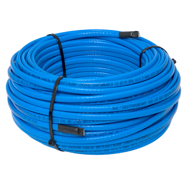 EKF DSE-15F-200 Кабель нагревательный саморегулирующийся DSE-15F (15 Вт/м) 200 м, фторполимер EKF