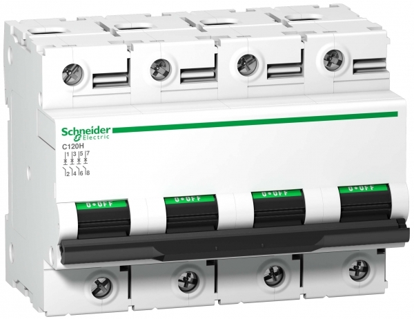 Schneider Electric АВТОМАТИЧЕСКИЙ ВЫКЛ. C120H 4П 80A B (арт.A9N18435)