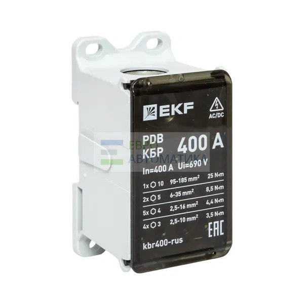 EKF kbr400-rus Клеммный блок распределительный КБР 400A EKF