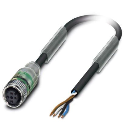 Phoenix contact 1415596 SAC-4P- 1,5-PVC/M12FS-2L Кабель для датчика / исполнительного элемента