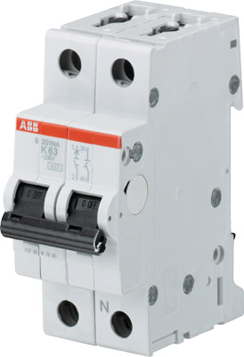 ABB Автомат.выкл-ль 1P+N S201M K0.5NA (2CDS271103R0157)