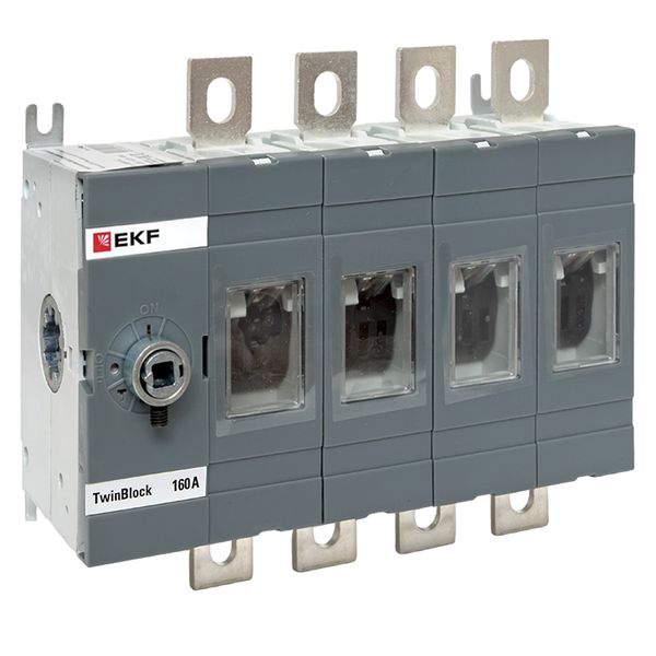 EKF tb-s-160-4p Рубильник 160A 4P без рукоятки управления TwinBlock EKF