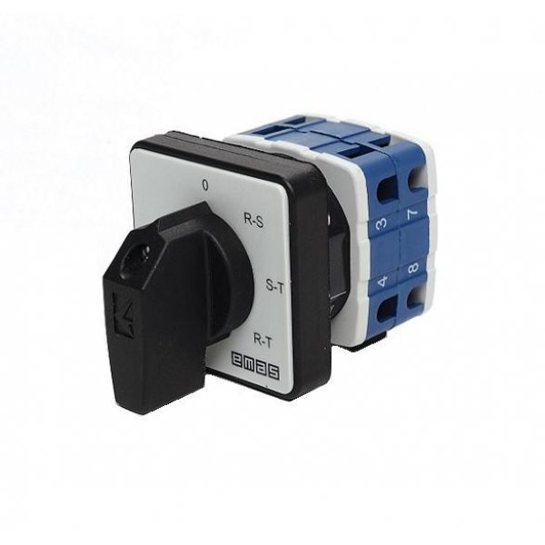 Переключатель предела для вольтметра (фаза-фаза) 20А