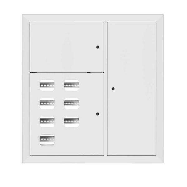 EKF mb28-v-7-r9003 Щит этажный 7 кв. RAL9003 (1000х950х150) EKF Basic