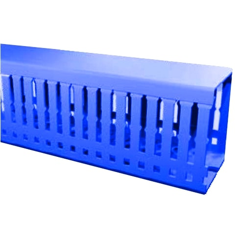 KLEMSAN 5554010WSBL KKD 4010; Перфорированный короб с крышкой, 40x100 (Широкий шаг перфорации) (ШxВ) Синий