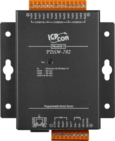ICP DAS Сервер PDSM-782 CR PDS-782 CR with Metal Case