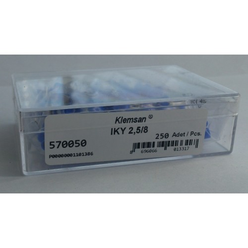 KLEMSAN 570050E Наконечник изолированный IKY 2,5/8 (ECO)