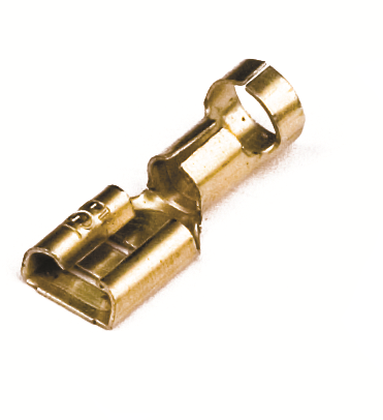 DKC 2C02L Наконечник плоский (розетка) 2,5-6 кв.мм 6,3х0,8 мм (РП-М)