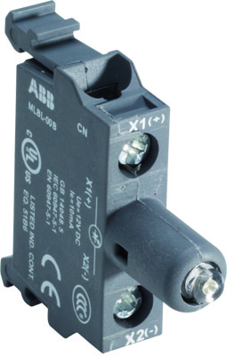 ABB 1SFA611621R2042 Патрон MLBL-04BG со встроенным светодиодом зеленый 110-130В AC для боксов