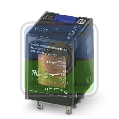 Phoenix contact 1032470 REL-IR-BL- 24DC/2X21 Одиночное реле