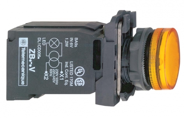 Schneider Electric XB5AV35 СИГН. ЛАМПА 22ММ 120В ЖЕЛТАЯ Schneider Electric XB5AV35 СИГН. ЛАМПА 22ММ 120В ЖЕЛТАЯ