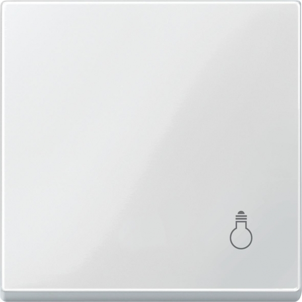 Schneider Electric MTN438919 MERTEN КЛАВИША с пиктограммой "свет", ПОЛ.БЕЛЫЙ, SM