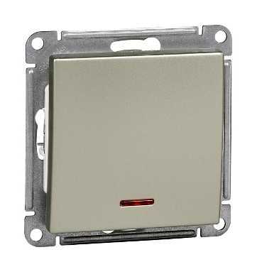 Schneider Electric VS110-153-4-86 W59 1-клавишный ВЫКЛЮЧАТЕЛЬ с подсв. 10АХ, механизм, ШАМПАНЬ