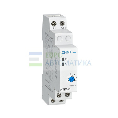CHINT 587285 Реле времени NTE8-10B (задержка времени включения) 1-10с, 1 переключающий контакт, AC/DC24В (R)