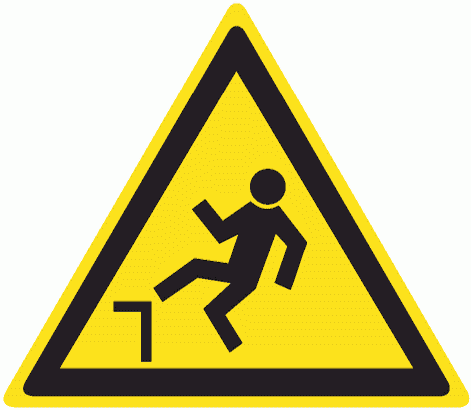 EKF pn-w-15 Знак пластик W15 "Осторожно. Возможность падения с высоты" (200x200x200) ГОСТ 12.4.026-2015 EKF PROxima