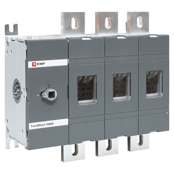 EKF tb-s-1600-3p Рубильник 1600A 3P без рукоятки управления TwinBlock EKF EKF tb-s-1600-3p Рубильник 1600A 3P без рукоятки управления TwinBlock EKF