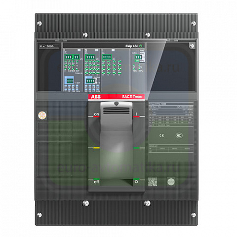 ABB 1SDA100833R1 XT7S 1600 Ekip Dip LSI In=1600A 3p F F Выключатель автоматический