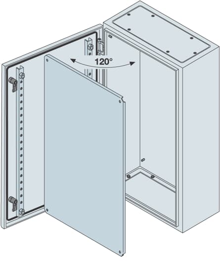 ABB SRN6425K SR2 Корпус шкафа с монт.платой 600х400х250мм ВхШхГ