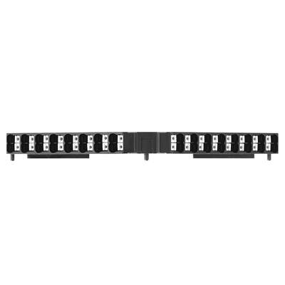 Weidmuller 1288260000 PRV 8 SW 35X7.5 WS Исполнение: P-серия, Распределительные клеммы, Расчетное сечение: 1.5 мм.кв, Количество уровней: 8, Количество соединений: 32, Цвет: черный, Цвет элементов управления: белый, TS 35 x 7.5