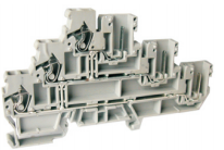 UPUN 421349 Заземляющая клемма пружинная двухуровневая с игольчатым соединением UJ5-2.5WV/2×2JDE