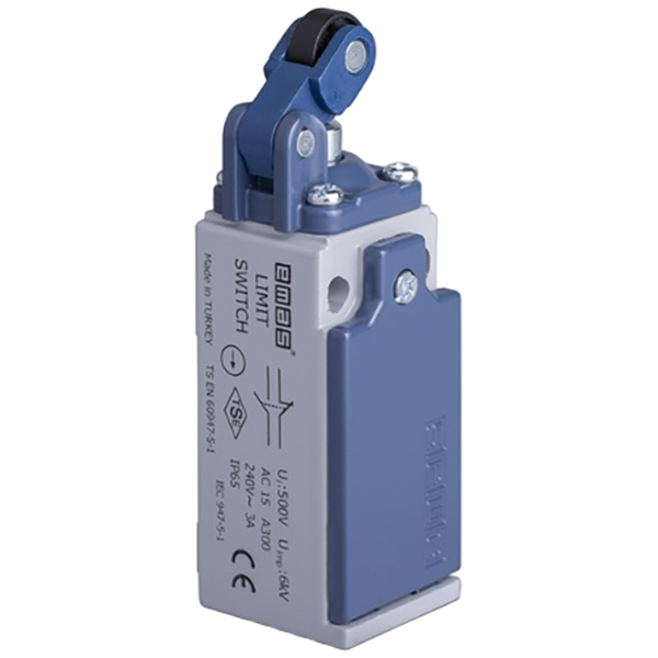 L51K13MIP311 Выключатель концевой быстрого переключения угловой 1-но направленный с пластмассовой консолью и пластмассовым роликом Ф14мм (1НО+1НЗ) L51K13MIP311 Выключатель концевой быстрого переключения угловой 1-но направленный с пластмассовой консолью и пластмассовым роликом Ф14мм (1НО+1НЗ)