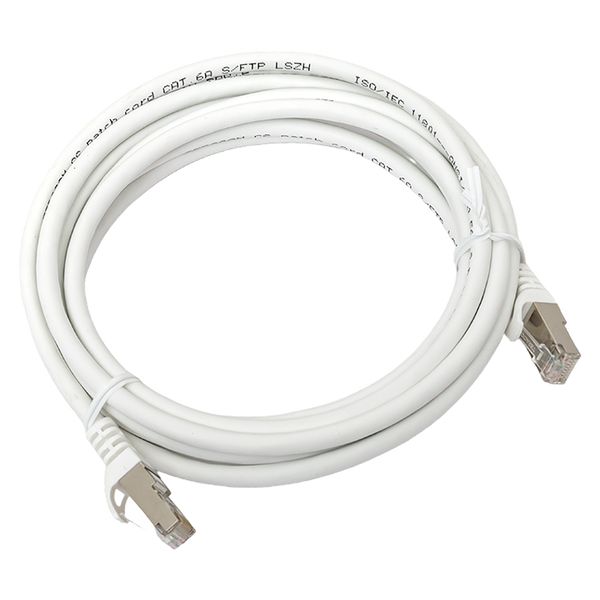 EKF TRCS-6ASF-LSH-3M-WH Патч-корд TERACOM CS Cat.6A экранированный S/FTP оболочка LSZH белый (3,0м)