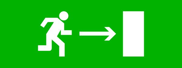 EKF pkal-01-04 Пиктограмма "Направление направо" 320х120мм (для EXIT, SAFEWAY-40) EKF