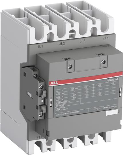 ABB Контактор AF190-40-00-11, катушка 24-60В AC/DC