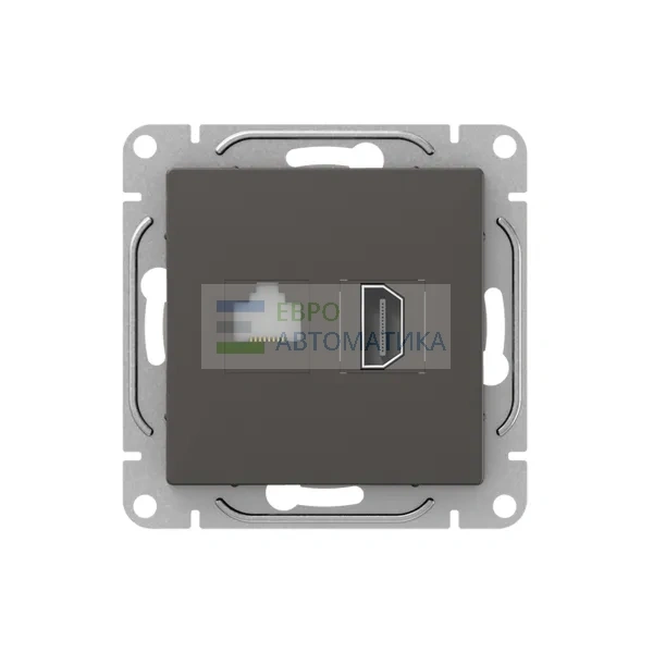 EKF UP1-SOM-HDMI-RJ45 Механизм розетки HDMI+RJ45 (cat5), мокко Эпика EKF