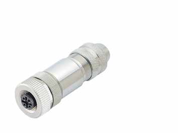 Kyland Разъем M12-A-4P-F-Crimp 107100246 M12 A code 4pin female connector with  crimping; Brand:"Connector",18-22AWG